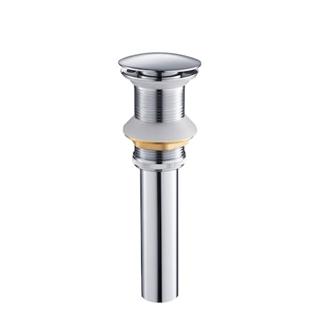 Kibi Pop Up Drain Stopper for Bathroom without Overflow KPW103CH